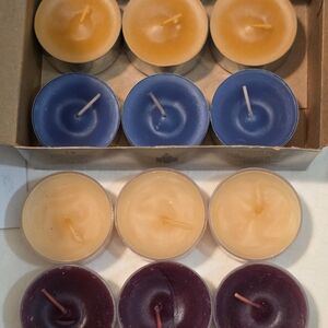 PartyLite Mixed Assortment Bergamot Colonial Blue Others Tealight Candles